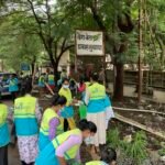 वाघोलीत एसईझेड डब्लूएओची ‘ग्रीन अर्थ’ अंतर्गत स्वच्छता मोहीम